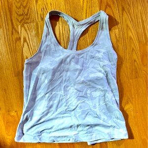 White camo Lululemon tank